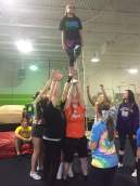 Cheer Team Practice
